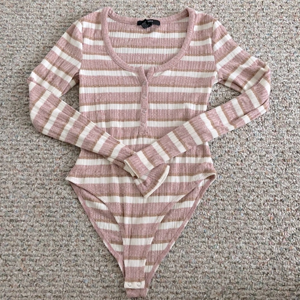 Forever 21 sweater bodysuit XS